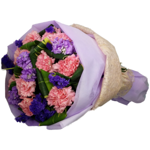 Calgary Ruby Cherished Love Pink Carnations Bouquet 2840