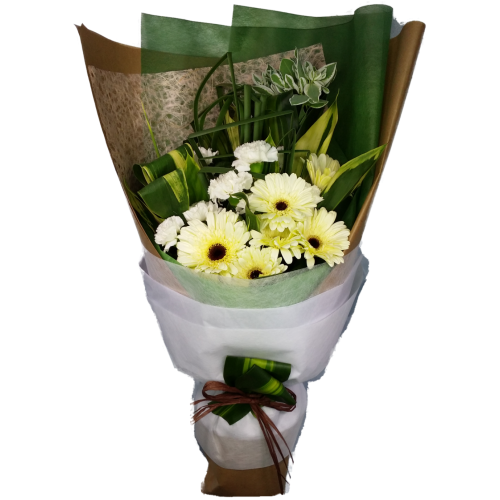 Calgary Ruby Simply White Sympathy Bouquet