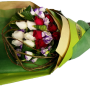 Romantic Dual Tones Roses Bouquet
