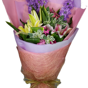 Local YYC Flowers Mixed Lily Bouquet for Father
