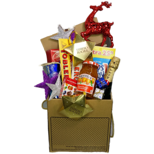 Calgary Ruby Flower Shop Festive Cheer Hamper with Moet Chandon