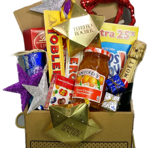 Calgary Ruby Flower Shop Festive Cheer Hamper with Moet Chandon