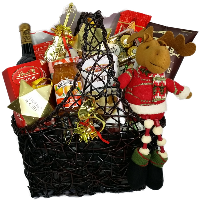 Christmas Serenade Hamper with France Red Wine