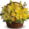 YYC Flowers Sunlit Basket of Joy 2908
