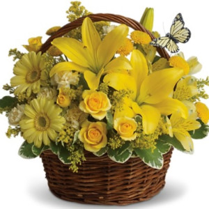 YYC Flowers Sunlit Basket of Joy 2908
