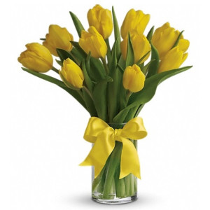 YYC Flowers Sunshine Delight Yellow Tulips
