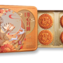 Maxim White Lotus Seed Paste Moon Cake with 2 Egg Yolks