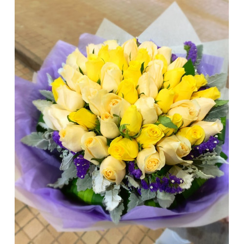 50 Stems Mix Color Roses Bouquet