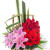 Red Rose and Gerbera Arrangement