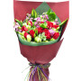 Ecuador Rose Garden One Dozen Premium Red Roses Bouquet
