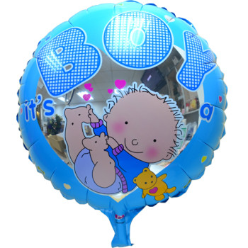 Baby Joy Balloons 16-Inch Baby Boy Celebration