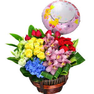 Welcome Joy Newborn Celebration Basket