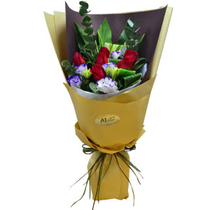 Canada Flower Gifts Half Dozen Roses Bouquet Simple but Elegant Valentines Day