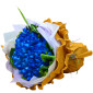 Canada Flower Gifts Romantic Forever 99 Blue Color of Roses Bouquet