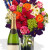 Mixed Bouquet Package , White Wine and Helium Balloon