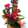 Assorted Arrangement Iris, gerbera and lily