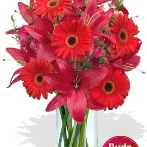 Gerbera and Asiatic Lily Bouquet
