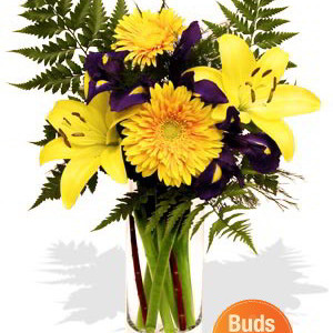 Gerbera , Lily and Iris Bouquet