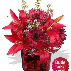 Lily Bouquet , 3 lily and 4 gerbera