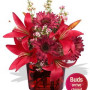Lily Bouquet , 3 lily and 4 gerbera