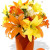 Mixed Asiatic and Freesia Bouquet ,6 Lily and 3 Freesia