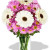 8pcs Gerberas and Chrysanthemum Vase Bouquet