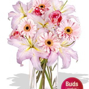 Oriental , Gerbera and Roses Bouquet