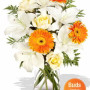 Oriental , gerbera and roses bouquet