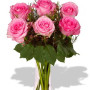 6 Rose Vase Bouquet