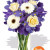 Mixed Bouquet ,2 Gerbera and 3 Rose Vase Bouquet