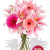 Gerberas and Oriental Lily Vase Bouquet