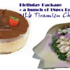 Sweet Celebration with 18 Roses and Birthday Cake