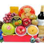 Festive Delight Christmas Fruit & Wine Hamper