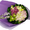 Majestic Purple Hydrangea Cymbidium Bouquet