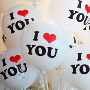 YYC Flowers I Love You Balloon Balloon