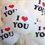I Love You Helium Balloon
