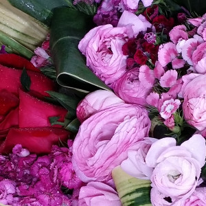 Calgary Ruby Flower Shop Blushing Majesty Peony Bouquet