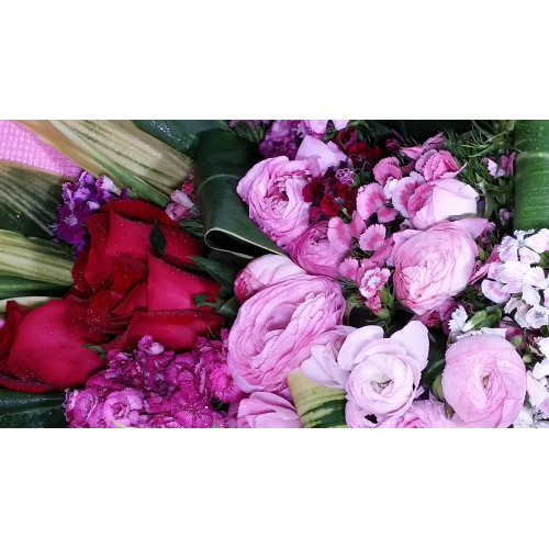 Calgary Ruby Flower Shop Blushing Majesty Peony Bouquet