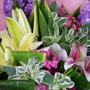 Local YYC Flowers Mixed Lily Bouquet for Father