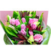 Sleeping Queen Pink Roses Bouquet