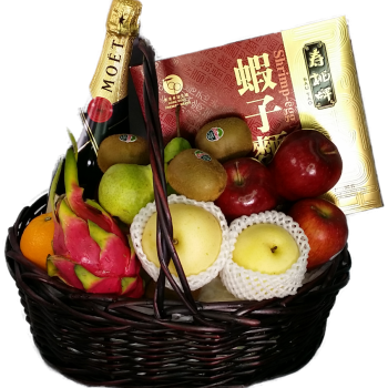 Mid Autumn Elegance Hamper with Moët & Gourmet Delights