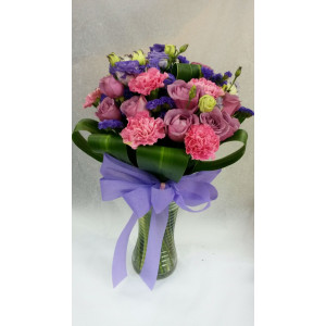 Calgary Flowers Purple Serenity Bouquet 2972