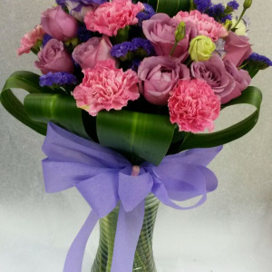 Calgary Flowers Purple Serenity Bouquet 2972