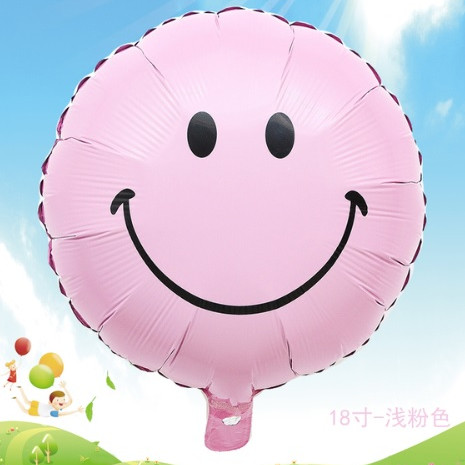 Smile Balloon, Pink Color