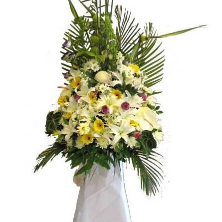 Serenity of Love Sympathy Flowers Arrangement