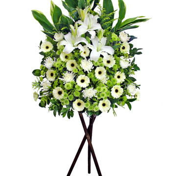 Blissful Love Sympathy Flowers Arrangement