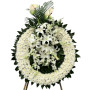 Serene White Remembrance Floral Arrangement