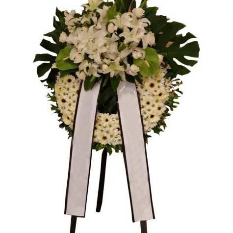 Harmony Tribute White Flowers Arrangement