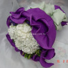 YYC Flowers Pure White Hydrangea Round Bouquet